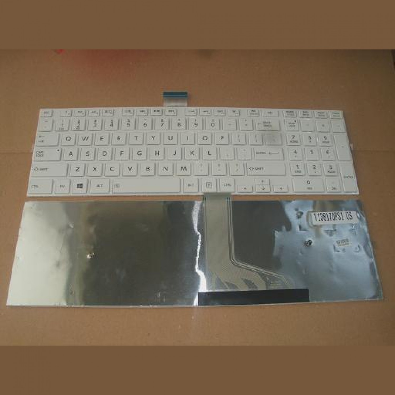 Tastatura laptop noua Toshiba Satellite C55-A White Frame White (For WIN8) US