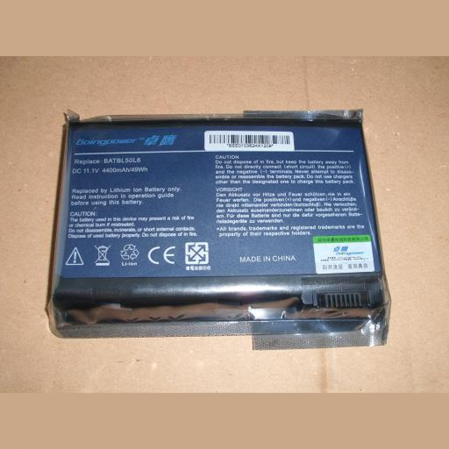 Acumulator laptop Nou Compatibil Acer Aspire 3100 5100 TravelMate 4200 BATBL50L6