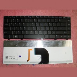 Tastatura laptop noua DELL VOSTRO 3300 Black US Backlit