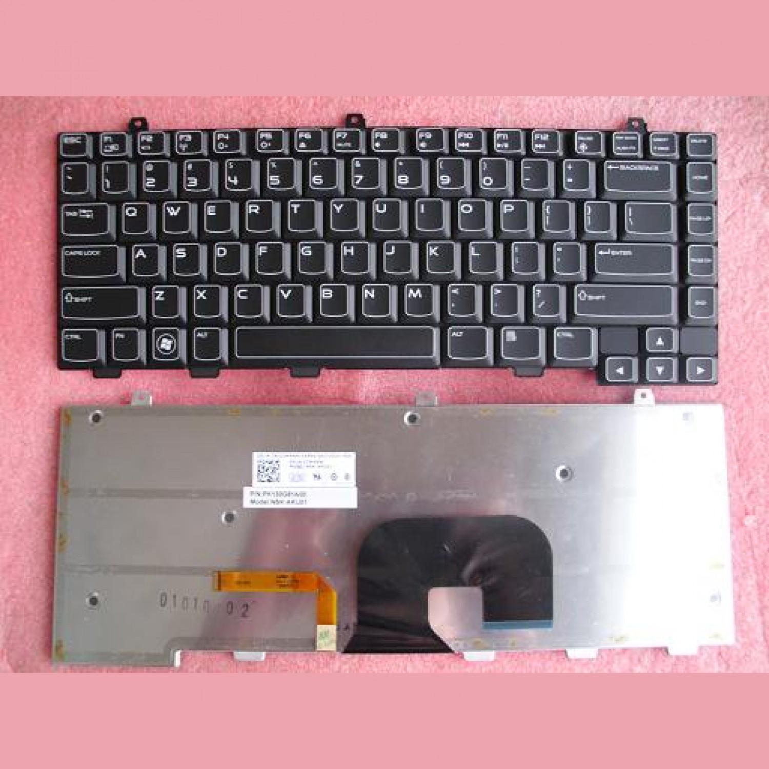 Tastatura laptop noua DELL Alienware M14X  Black US Backlit