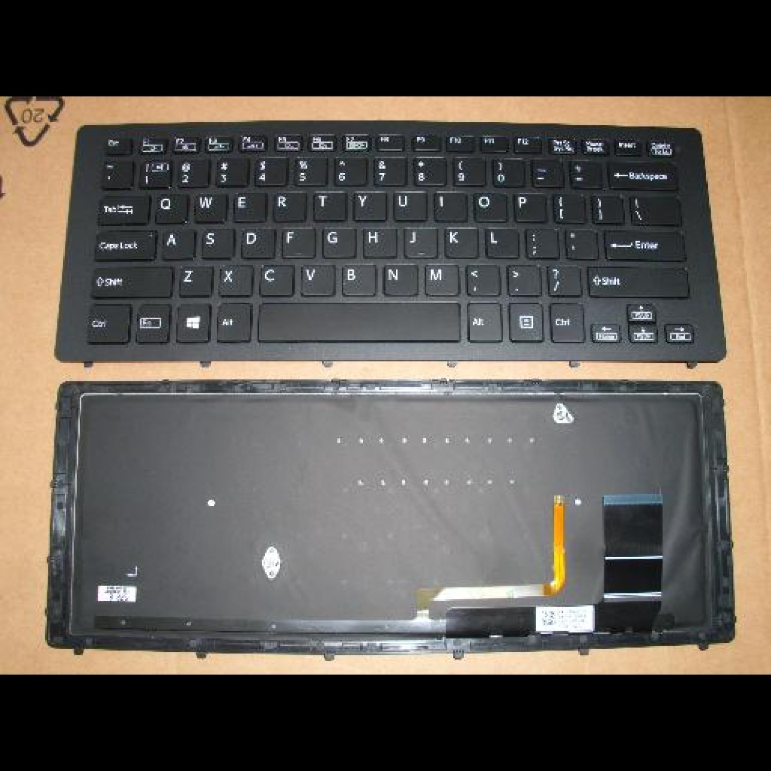 Tastatura laptop noua SONY SVF15N Series Black  Frame Black(Backlit, for WIN8) US