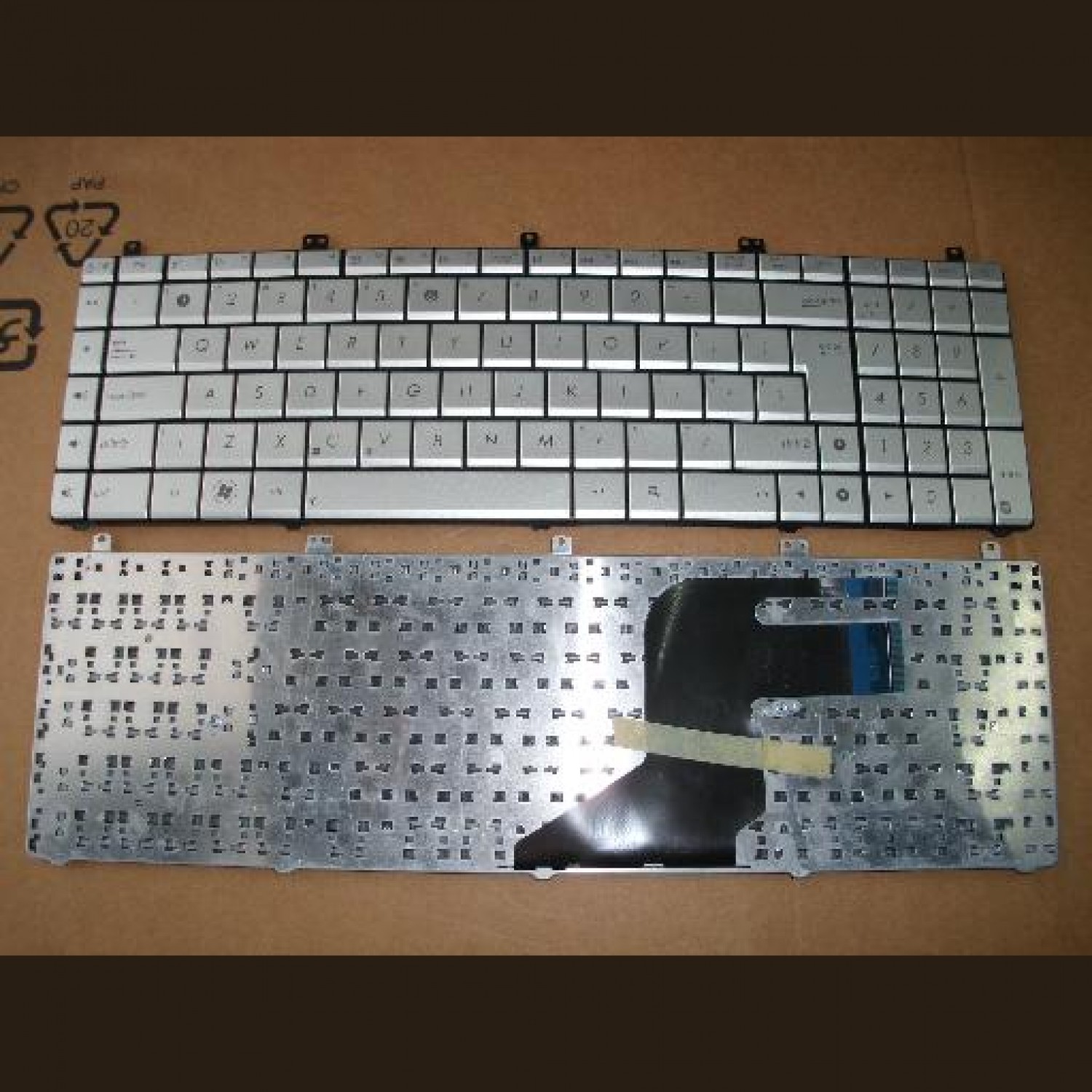 Tastatura laptop noua ASUS N55 N57 N55S N75 Silver (Without foil) US