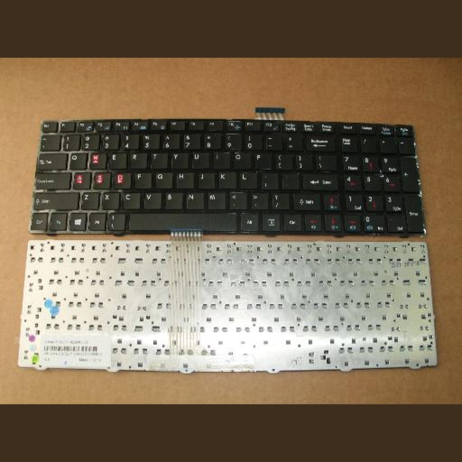 Tastatura laptop noua MSI GT660 GT663 GT685 Glossy Frame Black Without foil US