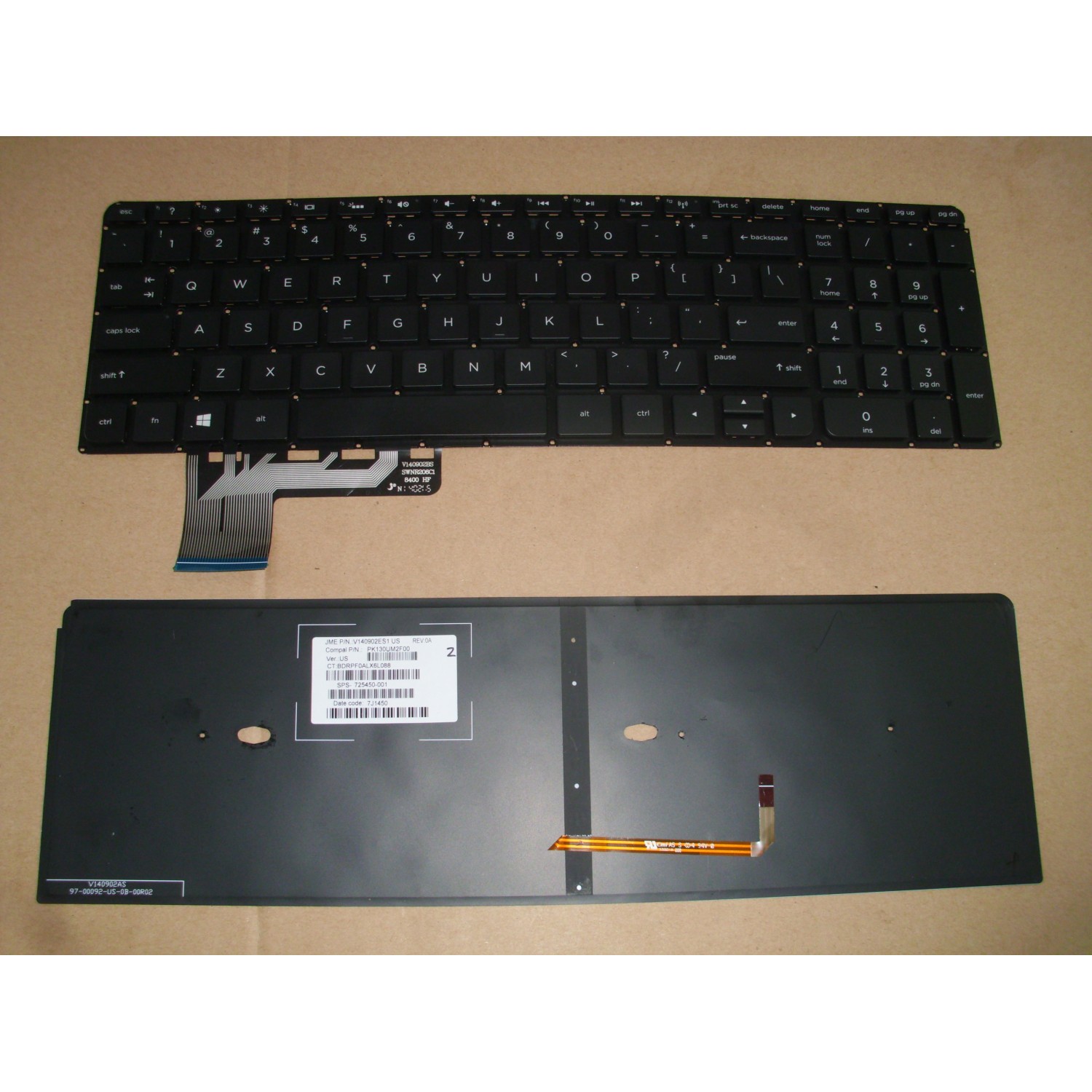 Tastatura laptop noua HP Envy M6-K Black (Without Frame, BACKLIT, WIN8)
