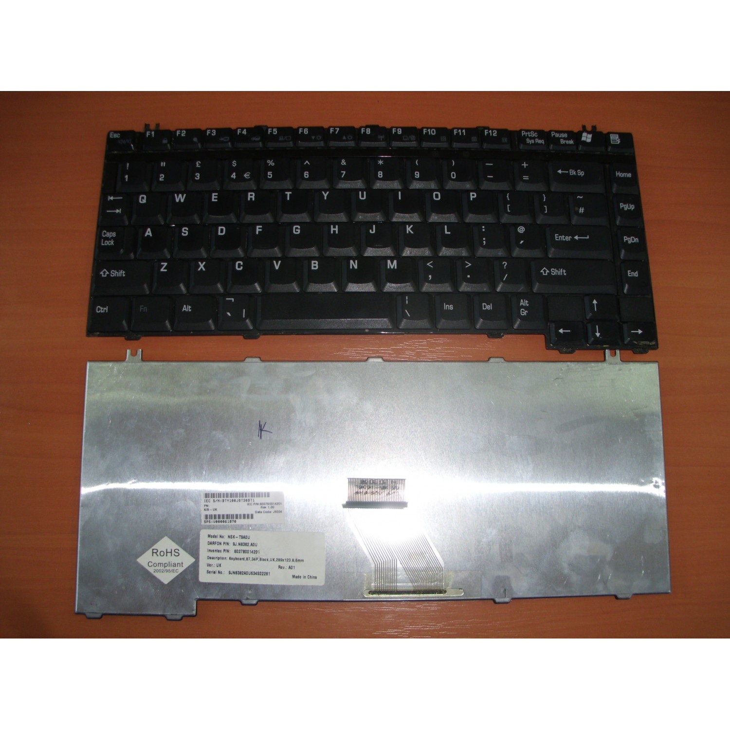 Tastatura laptop second hand Toshiba Satellite Pro A100 UK