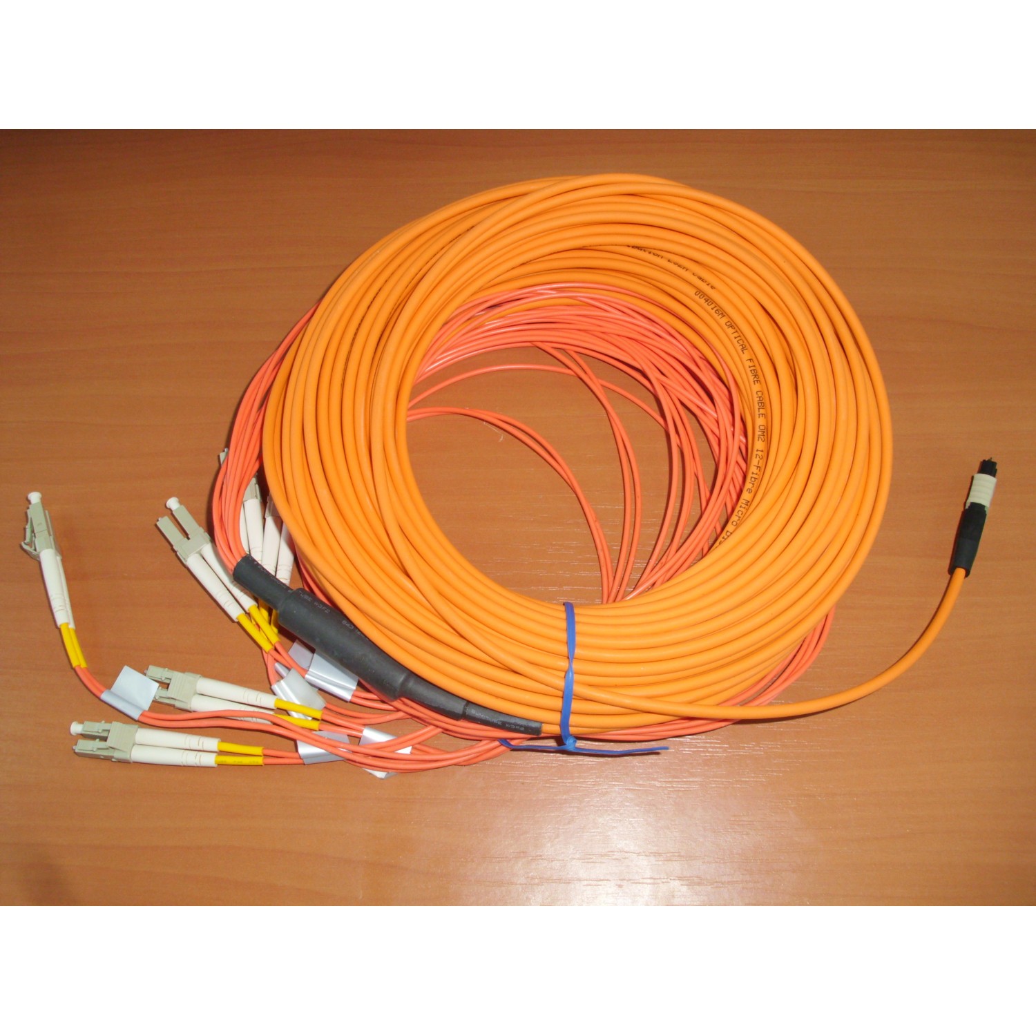 CAblu fibra optica Optronics MPO-Male -12X LCD FAN OUT 50/125 Special 32.5M