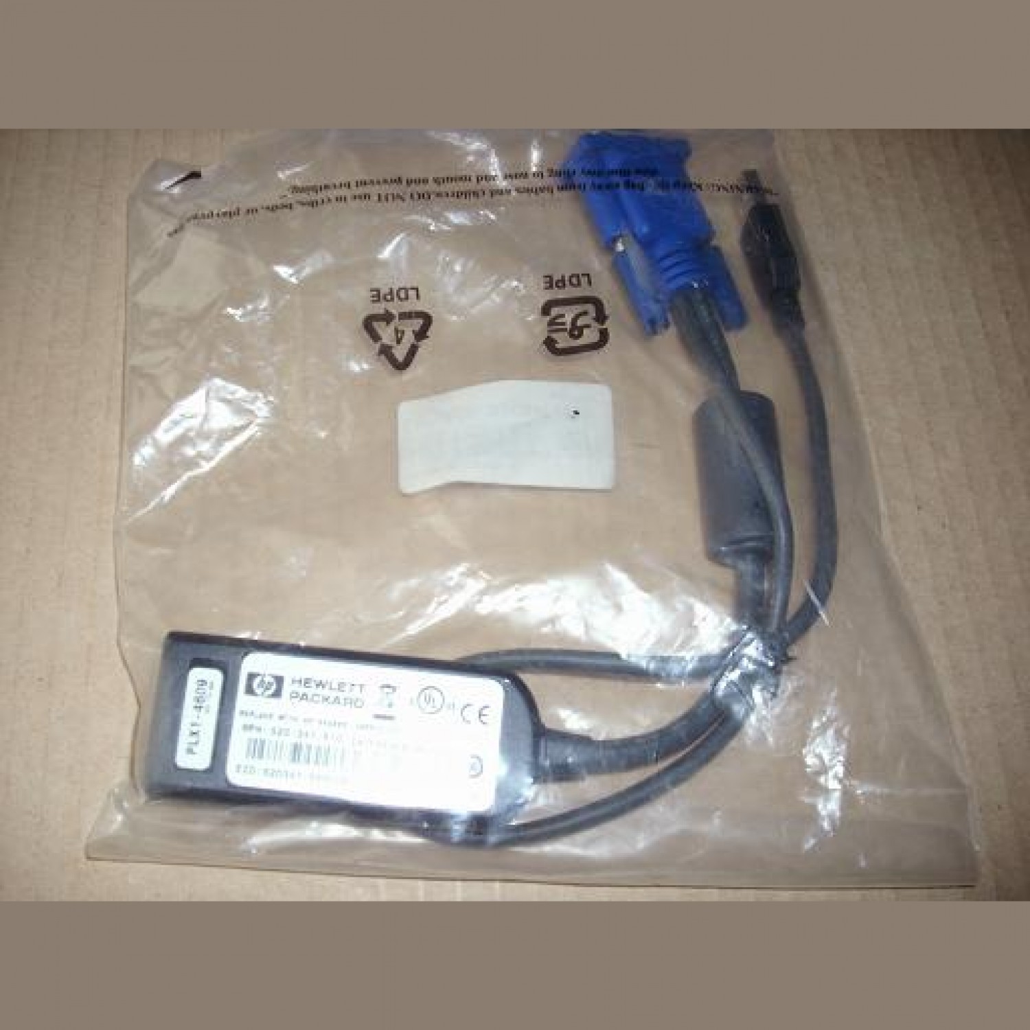 Cablu KVM NOU HP INTERFACE ADAPTER USB 336047-B21 396633-001