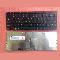 Tastatura laptop noua LENOVO G470  V470 B470 Black Frame Black US