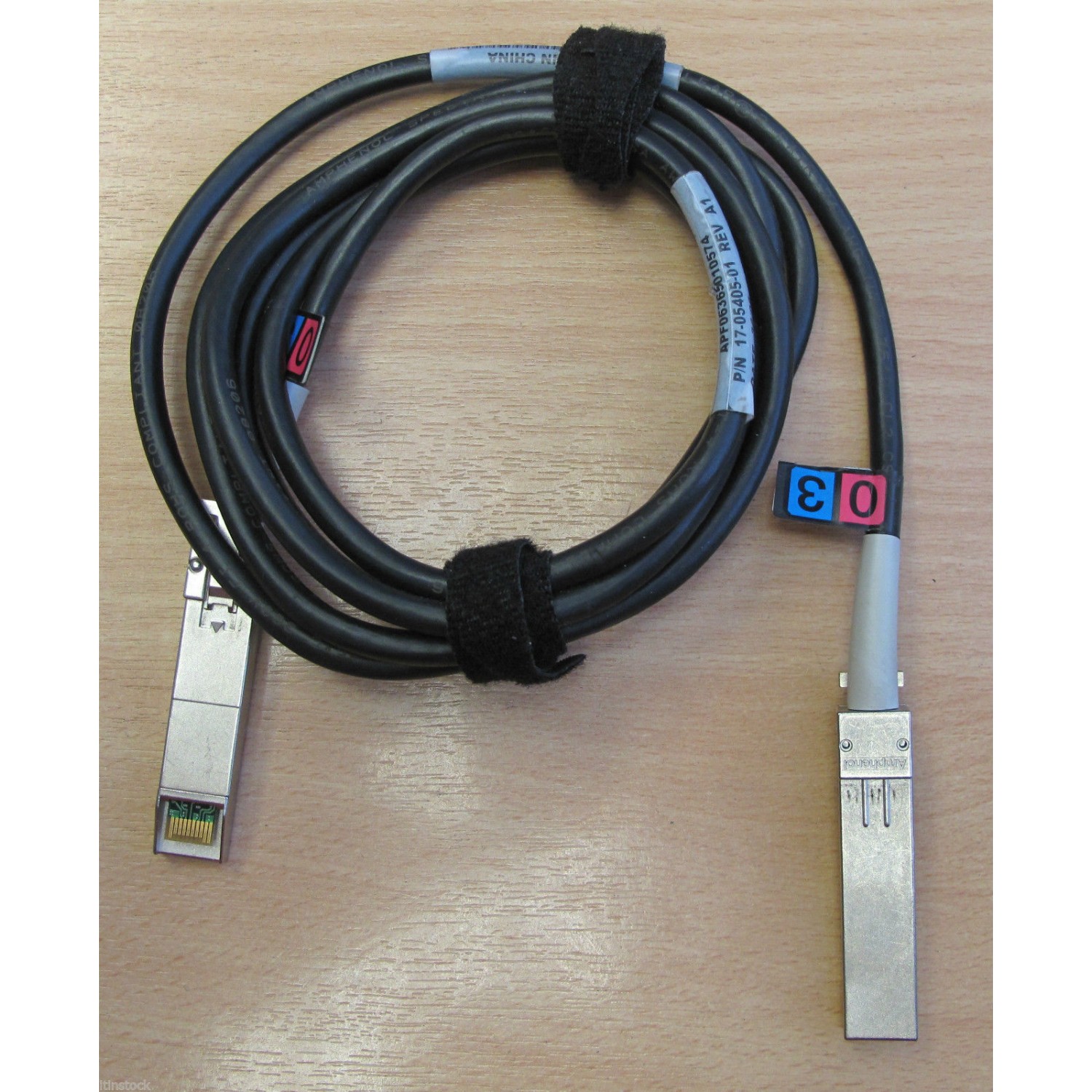 Cablu Amphenol Spectra Strip 4GB SFP to SFP Fiber Channel 2M 17-05405-01 DAC