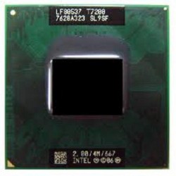 Procesor laptop second hand Intel Core 2 Duo T7200 SL9SF 2.0GHz