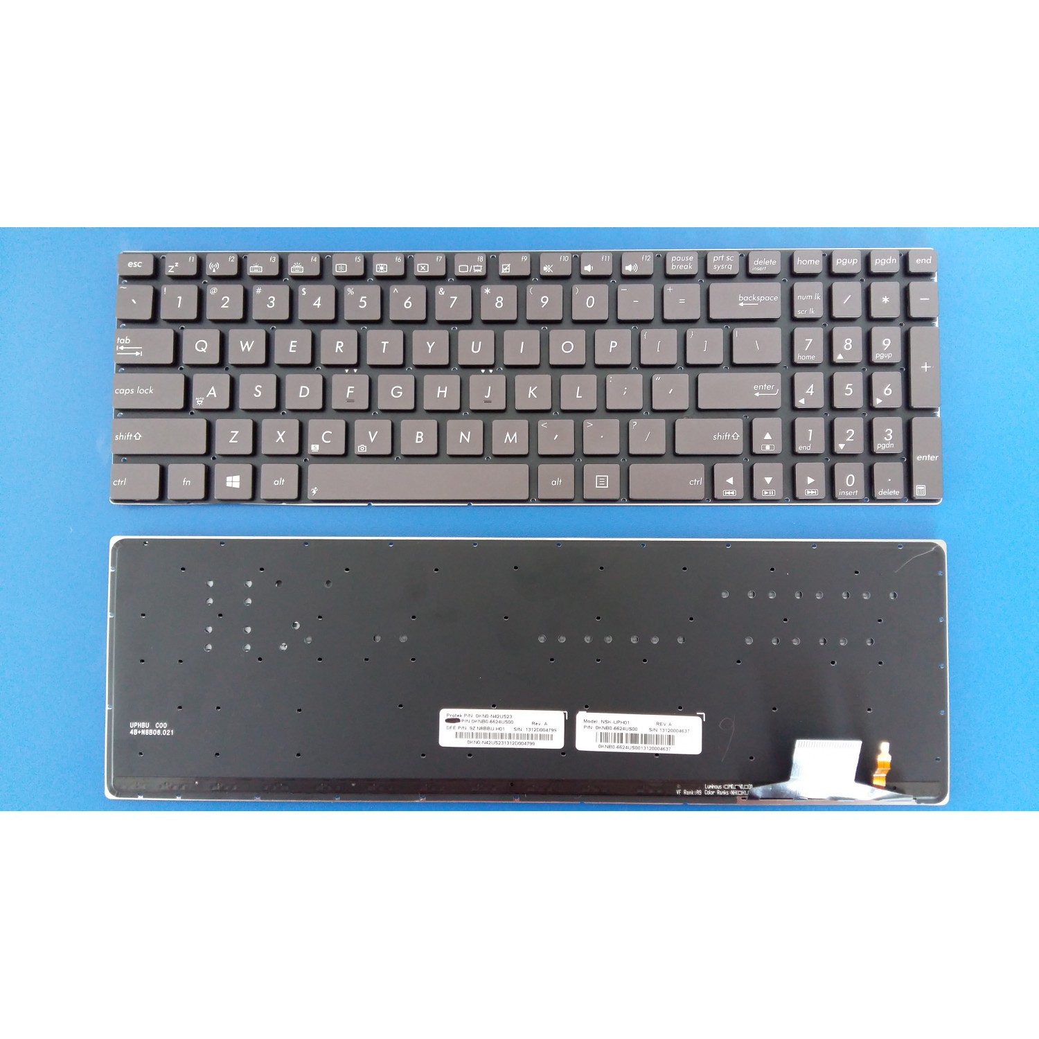 Tastatura laptop noua ASUS UX51 GRAY (Backlit, witout frame ,WIN8) US