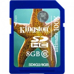 Card SD KINGSTON SECURE DIGITAL 8GB SDHC Ultimate 100X